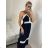 Langes Sommerkleid mit Trägern für Damen (S/M ONE SIZE) ITALIAN FASHION IMPBB242N57296