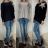 Pullover Damen Langarm (uni s / m / l) MILLENIUM JP-1100
