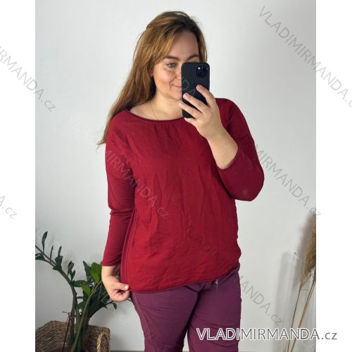 Ärmellose Jacke mit langen Ärmeln (uni sl) ITALIENISCHE Mode IMC17326