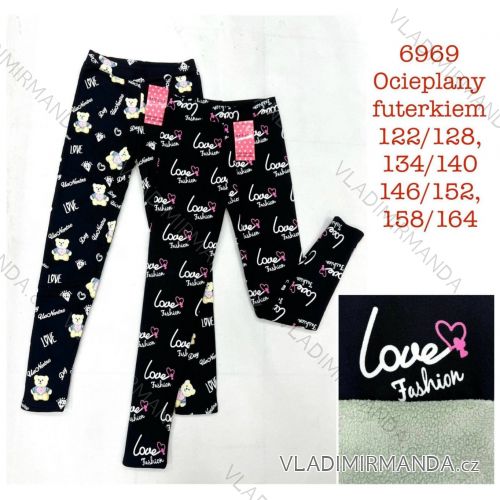 Lange isolierte Kinderleggings für Mädchen (122/128 - 158/164) MIEGO MIE246969