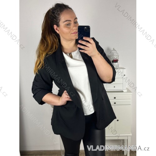Set elegante Jacke Langarm und Hose Damen (S / M ONE SIZE) ITALIAN FASHION IMM211392