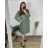 Shirt verlängert 3/4 Langarm Damen (L/XL/2XL ONE SIZE) ITALIAN FASHION IM424GORA