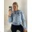 Jeansjacke Oversize Damen (xs-l) italienische Mode IMT19040