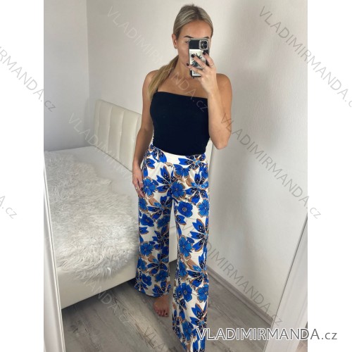 Elegantes langärmliges Kleid mit Gürtel für Damen (Einheitsgröße S/M) ITALIAN FASHION IMM23UN6139 S / M blau