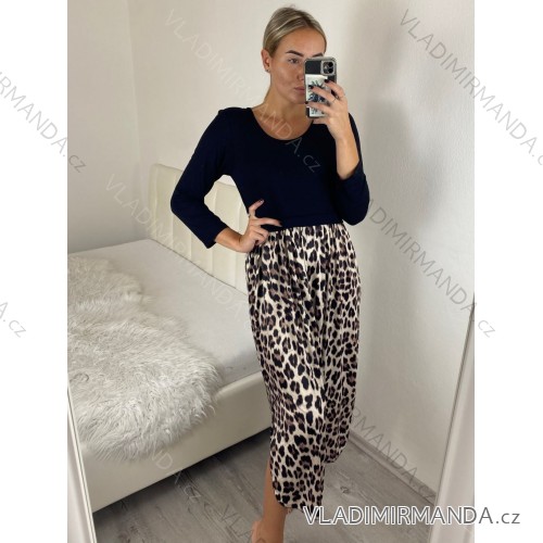 Mittellanger Damenrock (Einheitsgröße S/M) ITALIAN FASHION IMM23HG3154 M / L schwarz