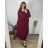 Ärmellose Jacke mit langen Ärmeln (uni sl) ITALIENISCHE Mode IMC17326  Wein