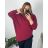 Übergroßer Pullover mit schrägen langen Ärmeln für Damen in Übergröße (48/50/52 EINHEITSGRÖSSE) ITALIAN FASHION IM424509XL