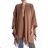 Damen-Poncho mit langen Ärmeln (Einheitsgröße S/M) ITALIAN FASHION IMPLI2320508