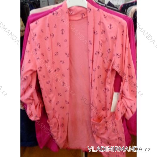 Cardigan Langarm Damen (uni s / m / l) ITALIENISCHE MODA IMO2905
