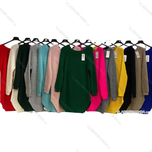 Langärmliges Strickkleid für Damen (S/M/L Einheitsgröße) ITALIAN FASHION IMC24487