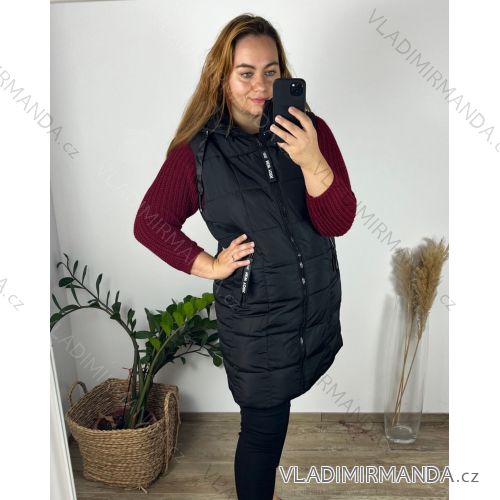 Damen Kapuzenweste (S-2XL) ITALIAN FASHION PIU ANNA PMW222286