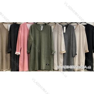 Ärmellose Jacke mit langen Ärmeln (uni sl) ITALIENISCHE Mode IMC17326