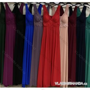 Langes Partykleid mit Trägern für Damen (Einheitsgröße S/M) ITALIAN FASHION IMC24461