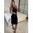 Damen-Strickkleid Carmen mit Rollkragen und langen Ärmeln (S/M, L/XL ONE SIZE) ITALIENISCH IM422A-82356