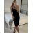 Damen-Strickkleid Carmen mit Rollkragen und langen Ärmeln (S/M, L/XL ONE SIZE) ITALIENISCH IM422A-82356