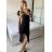 Elegantes eiskaltes langes trägerloses Kleid für Damen (S / M ONE SIZE) ITALIAN FASHION IMM22921 -   schwarz -   S / M