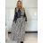 Damen Warmes Langarmkleid (L / XL ONE SIZE) ITALIAN FASHION IM4221054