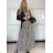 Damen Warmes Langarmkleid (L / XL ONE SIZE) ITALIAN FASHION IM4221054