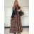 Damen Warmes Langarmkleid (L / XL ONE SIZE) ITALIAN FASHION IM4221054