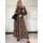 Damen Warmes Langarmkleid (L / XL ONE SIZE) ITALIAN FASHION IM4221054