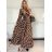 Damen Warmes Langarmkleid (L / XL ONE SIZE) ITALIAN FASHION IM4221054