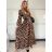 Damen Warmes Langarmkleid (L / XL ONE SIZE) ITALIAN FASHION IM4221054