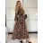 Damen Warmes Langarmkleid (L / XL ONE SIZE) ITALIAN FASHION IM4221054