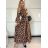 Damen Warmes Langarmkleid (L / XL ONE SIZE) ITALIAN FASHION IM4221054