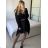 Damen-Strickjacke mit langen Ärmeln (Einheitsgröße S/M) ITALIAN FASHION IMPSH233091 S / M dunkelbraun