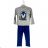 Pyjama lang Sonic Kinder Jungen (98-128) SETINO XH20028