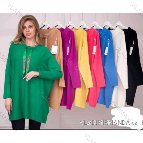 Warmer Langarmpullover für Damen (44/46/48 EINHEITSGRÖSSE) ITALIAN FASHION IMBM24205