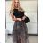 Übergroßer Langarm-Strickpullover für Damen (S/M EINHEITSGRÖSSE) ITALIAN FASHION IMPTI23NG77001 -   schwarz -   S / M