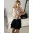 Mittellanger Damenrock (Einheitsgröße S/M) ITALIAN FASHION IMM23HG3154 -   pink -   S / M