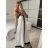 Langes Sommerkleid für Damen mit Trägern (S/M EINHEITSGRÖSSE) ITALIAN FASHION IMPMD243208jd -   schwarz -   S / M