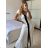 Ärmelloses Crop-Top für Damen (S/M EINHEITSGRÖSSE) ITALIAN FASHION IMPBB23Y225071 S / M weiß