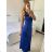 Langes Sommerkleid, elegant, mit Trägern, Damen (S/M/L ONE SIZE) ITALIAN FASHION IMPBB25H6536