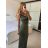 Langes Sommerkleid, elegant, mit Trägern, Damen (S/M/L ONE SIZE) ITALIAN FASHION IMPBB25H6536
