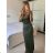 Langes Sommerkleid, elegant, mit Trägern, Damen (S/M/L ONE SIZE) ITALIAN FASHION IMPBB25H6536