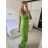 Langes Sommerkleid, elegant, mit Trägern, Damen (S/M/L ONE SIZE) ITALIAN FASHION IMPBB25H6536
