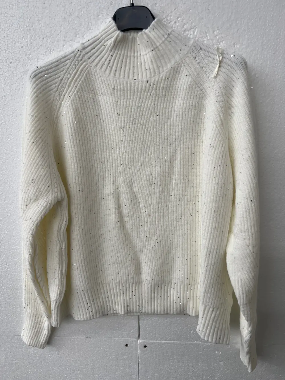 Warmer Glitzer-Rollkragenpullover für Damen mit langen Ärmeln (S/M/L Einheitsgröße) ITALIAN FASHION IMPNF248903