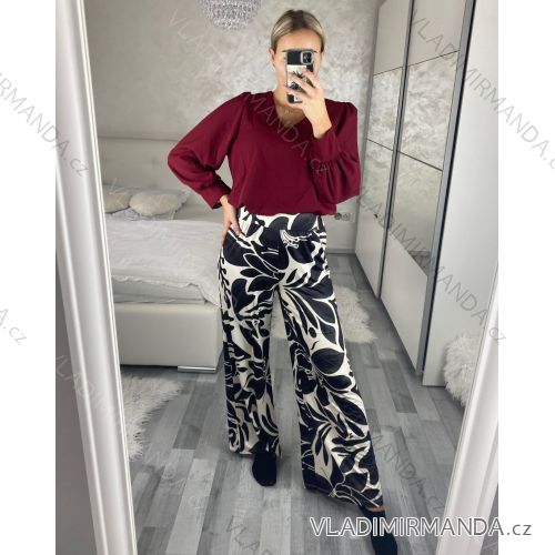 Elegantes langärmliges Kleid mit Gürtel für Damen (Einheitsgröße S/M) ITALIAN FASHION IMM23UN6139 S / M schwarz