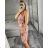 Ärmelloses Icecool-Sommerkleid für Damen (M/L, XL/2XL) AINUOSI ITALIAN FASHION IMB23XJ-1110