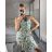 Ärmelloses Icecool-Sommerkleid für Damen (M/L, XL/2XL) AINUOSI ITALIAN FASHION IMB23XJ-1110