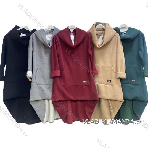 Ärmellose Jacke mit langen Ärmeln (uni sl) ITALIENISCHE Mode IMC17326
