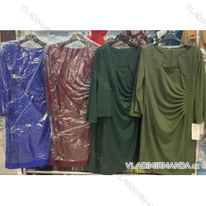 Elegantes langärmliges Kleid mit Gürtel für Damen (Einheitsgröße S/M) ITALIAN FASHION IMM23UN6139
