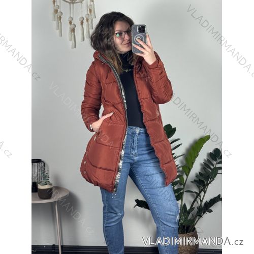 LHD-S-603 Quiksilver Quiltilette für Damen LHD Fashion (s-xl) S braun