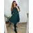 Shirt verlängert 3/4 Langarm Damen (L/XL/2XL ONE SIZE) ITALIAN FASHION IM423025