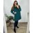 Ärmellose Jacke mit langen Ärmeln (uni sl) ITALIENISCHE Mode IMC17326 52/54 Wein