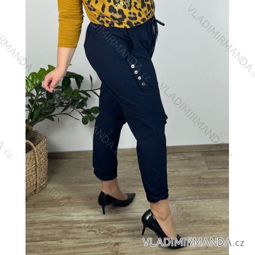 Shirt verlängert 3/4 Langarm Damen (L/XL/2XL ONE SIZE) ITALIAN FASHION IM423025