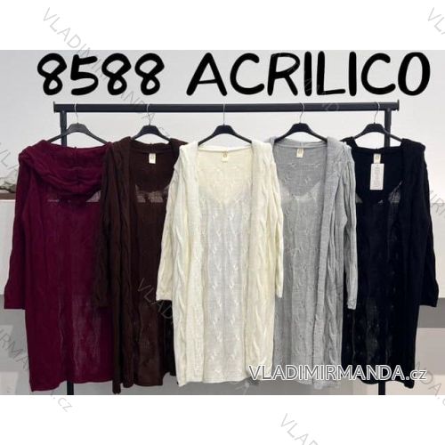 Kleid mit 3/4 Ärmeltasche für Damen (uni sl) ITALIAN Fashion IM3181746